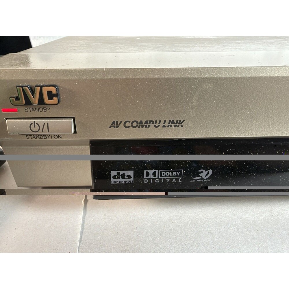JVC XV-S45 DVD Player w/ Dolby Digital, DTS Out, DVD/Video CD/CD, Silver